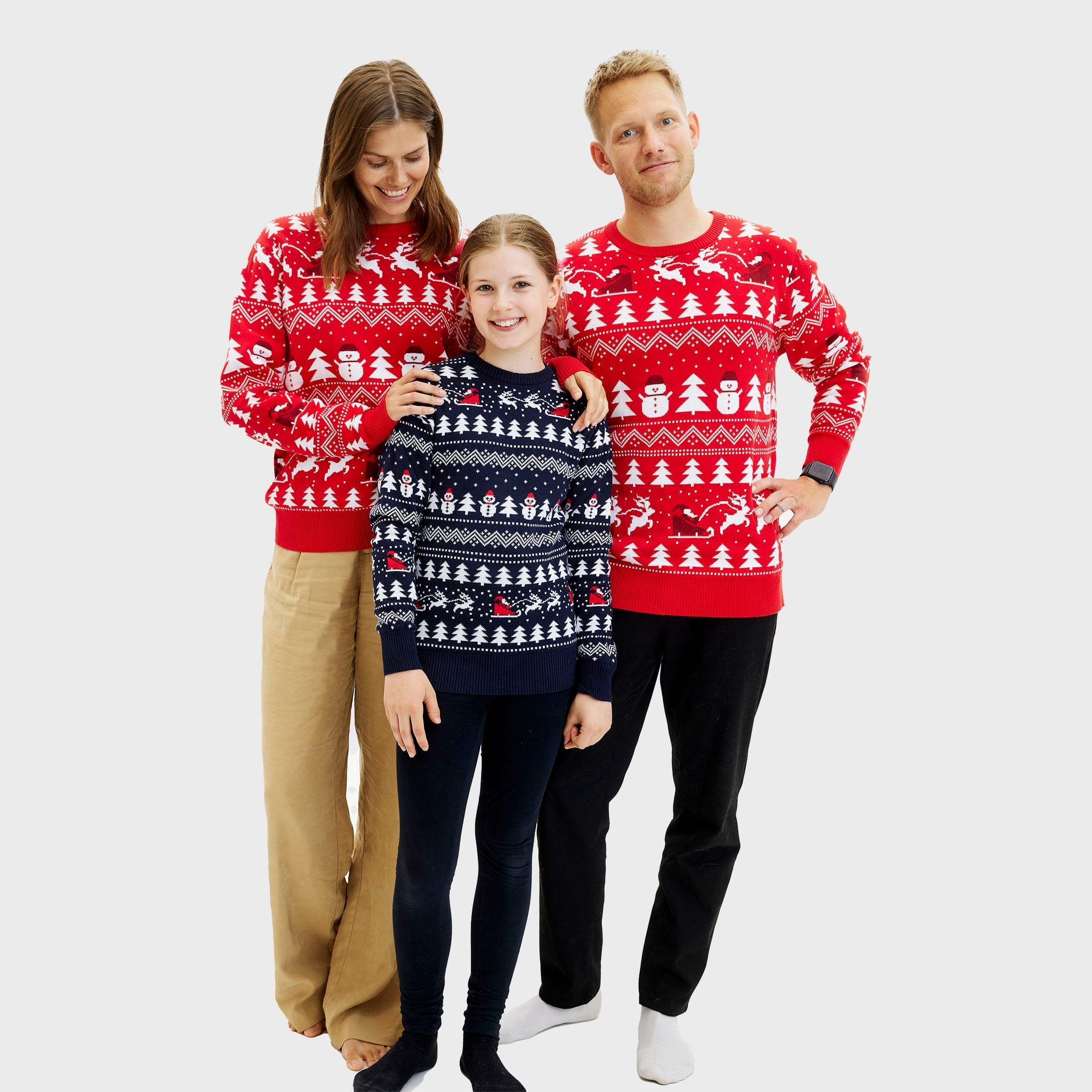 The Stylish Red Christmas Sweater – Men